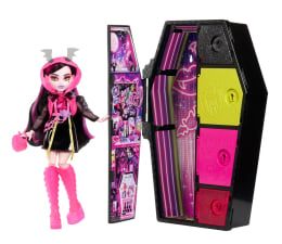 Lalka i akcesoria Mattel Monster High Staszysekrety Draculaura Seria 3 Neonowa