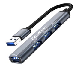 Hub USB Qoltec USB-A 4x USB 3.0