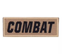 Odzież_turystyczna Combat Emblemat na velcro COMBAT