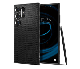 Etui / obudowa na smartfona Spigen Liquid Air do Samsung Galaxy S24 Ultra Matte Black