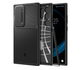 Etui / obudowa na smartfona Spigen Optik Armor do Samsung Galaxy S24 Ultra Black