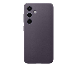 Etui / obudowa na smartfona Samsung Vegan Leather do Galaxy S24 ciemno fioletowy