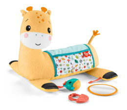 Zabawka dla małych dzieci Fisher-Price Żyrafa 3w1 Poduszeczka pod brzuszek