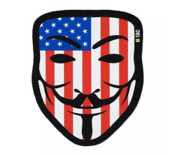 Odzież_turystyczna M-Tac Naszywka M-Tac Anonymous Black USA