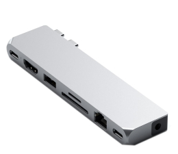 Hub USB Satechi Pro Hub Max (2xUSB-C, USB-A, HDMI, Ethernet) (silver)