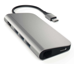Hub USB Satechi Multi-Port Adapter (USB-C, 3xUSB-A, HDMI, Ethernet)