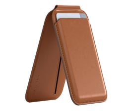 Etui / obudowa na smartfona Satechi Vegan-Leather Magnetic Wallet Stand (brown)