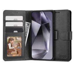 Etui / obudowa na smartfona Tech-Protect Wallet do Samsung Galaxy S24+ Black