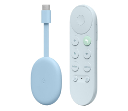 Odtwarzacz multimedialny Google Chromecast 4.0 4K z Google TV(niebieski)