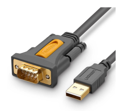 Pozostałe kable UGREEN Kabel adapter USB-A - DB9 RS-232 1.5m CR104 szary