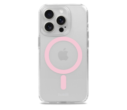 Etui / obudowa na smartfona Holdit MagSafe Case iPhone 15 Pro Pink/Transparent