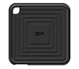 Dysk zewnętrzny SSD Silicon Power PC60 256GB USB-C - Czarny