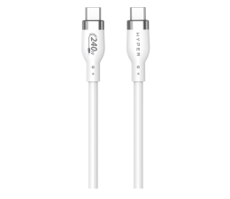 Kabel USB Hyper HyperJuice 240W Silicone USB-C/USB-C 2m white