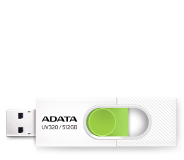 Pendrive (pamięć USB) ADATA 512GB UV320 biało-zielony