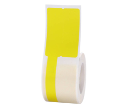 Etykiety do drukarki NIIMBOT Naklejki termiczne25x38+40, 100 szt żółte