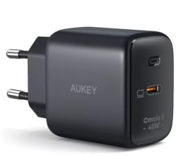 Ładowarka do smartfonów Aukey Ładowarka GaN 45W USB-C PD