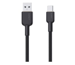 Kabel USB Aukey Kabel USB-A - USB-C 2.0 QC 60W 1,8m w oplocie