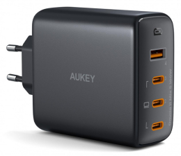 Ładowarka do smartfonów Aukey Ładowarka GaN PD 100W 3x USB-C USB-A