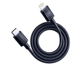Kabel USB 3mk Hyper Cable C to Lightning 20W 1.2m Black