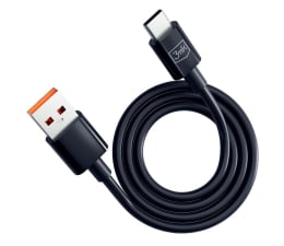 Kabel USB 3mk Hyper Cable A to C 1.2m 5A Black