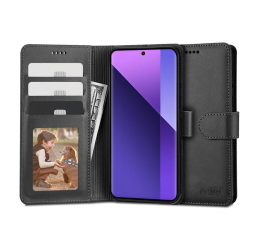 Etui / obudowa na smartfona Tech-Protect Wallet do Xiaomi Redmi Note 13 Pro+ 5G black