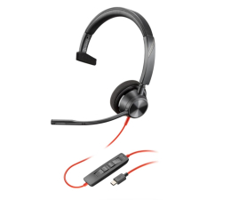 Słuchawki biurowe, callcenter Poly Blackwire 3310 USB-A/USB-C