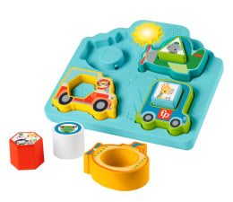 Zabawka dla małych dzieci Fisher-Price Układanka interaktywna Puzzle pojazdy i kształty
