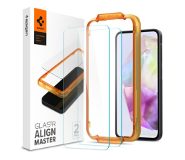 Folia / szkło na smartfon Spigen ALM Glas.TR 2-pack do Samsung Galaxy A35 5G clear