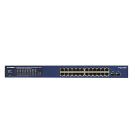 Switche Netgear 26p GS724TPP (24x10/100/1000Mbit PoE+ 2xSFP)