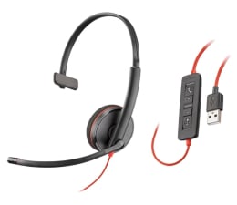 Słuchawki biurowe, callcenter Poly Blackwire C3210 USB-A