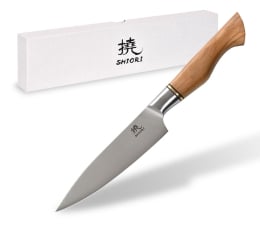Nóż i widelec Shiori Shibuki Murō - nóż uniwersalny ze stali sandvik 14C28N