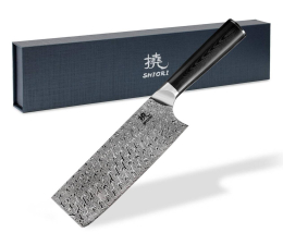 Nóż i widelec Shiori Yasashi-sa Nakiri - tasak do precyzyjnego krojenia warzyw