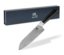 Nóż i widelec Shiori Yasashi-sa Santoku - uniwersalny nóż szefa kuchni
