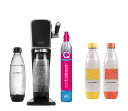 Saturator do wody SodaStream ART BLACK + 2x BUTELKA FUSE 1L Water Pomelo