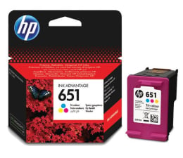 Tusz do drukarki HP 651 CMY color 300str.