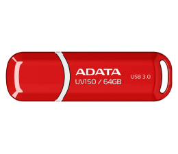 Pendrive (pamięć USB) ADATA 64GB DashDrive UV150 czerwony (USB 3.1)