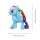 My Little Pony Świecące Kopytka Rainbow Dash - 399088 - zdjęcie 2