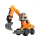 Dickie Toys Construction Koparka Excavator - 407816 - zdjęcie 1