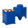 YAMANN LEGO Pojemnik 1 kwadratowy - niebieski - 415331 - zdjęcie 2