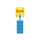 YAMANN LEGO Silikonowa zawieszka klocek - niebieska - 410259 - zdjęcie 1