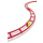 Quercetti Tor kulkowy Roller Coaster Mini Rail 150 el. - 417612 - zdjęcie 3