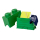 YAMANN LEGO Pojemnik Brick 2 ciemno zielony - 419564 - zdjęcie 3