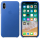 Apple Leather Case do iPhone X Electric Blue - 438188 - zdjęcie 1