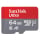 Karta pamięci microSD SanDisk 64GB microSDXC Ultra 120MB/s A1 C10 UHS-I U1