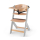 Krzesełko do karmienia Kinderkraft Enock - krzesełko do karmienia 3w1 Grey Wood