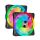 Corsair iCUE QL140 RGB PWM Dual Pack+Lighting Node 2x140 - 529999 - zdjęcie 1