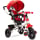 Toyz Rowerek 3-kołowy Wroom Red - 563116 - zdjęcie 2
