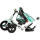 Toyz Rowerek 3-kołowy Wroom Turquoise - 563122 - zdjęcie 6