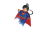 YAMANN LEGO Brelok do kluczy z latarką Superman™ - 1007833 - zdjęcie 2