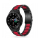 Pasek do smartwatchy Tech-Protect Bransoleta Stainless do Galaxy Watch 4 / 5 / 5 Pro black/red